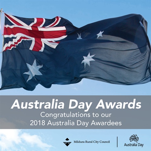 Australia Day Award winners. jpg